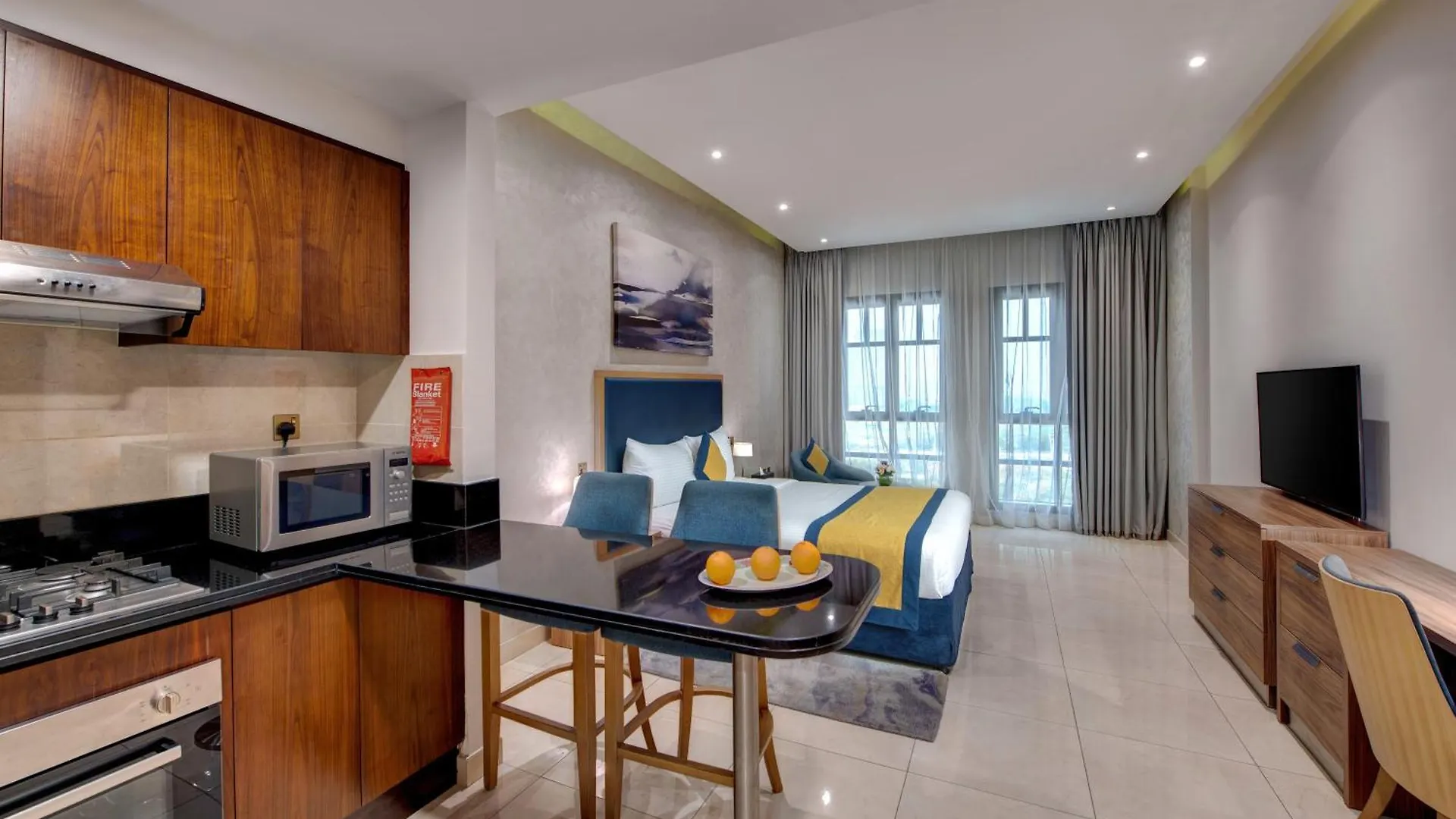 Suha Creek Hotel Apartment, Waterfront Jaddaf, Dubaj Hotel apartamentowy