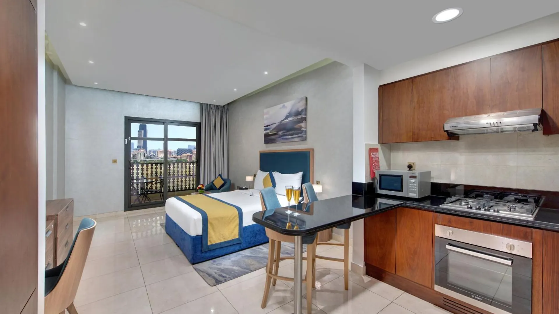 **** Hotel apartamentowy Suha Creek Hotel Apartment, Waterfront Jaddaf, Dubaj Zjednoczone Emiraty Arabskie