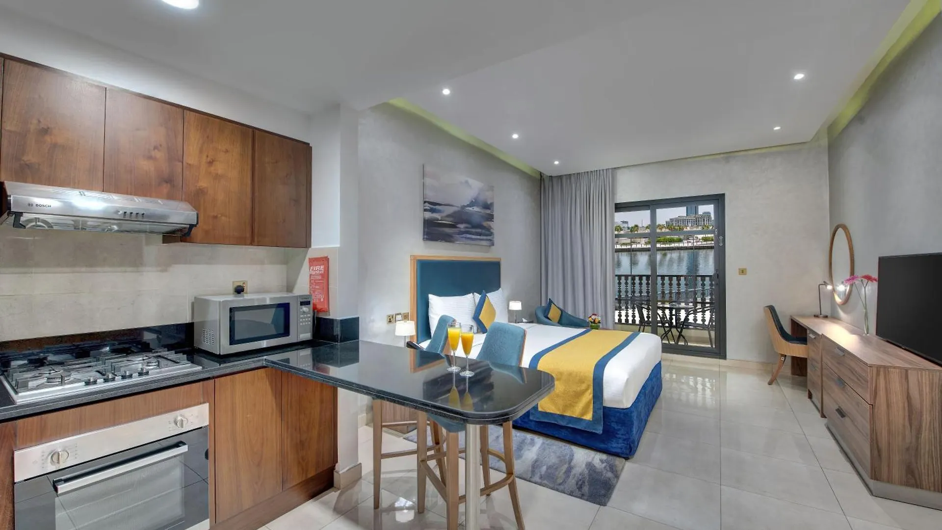 **** Hotel apartamentowy Suha Creek Hotel Apartment, Waterfront Jaddaf, Dubaj Zjednoczone Emiraty Arabskie
